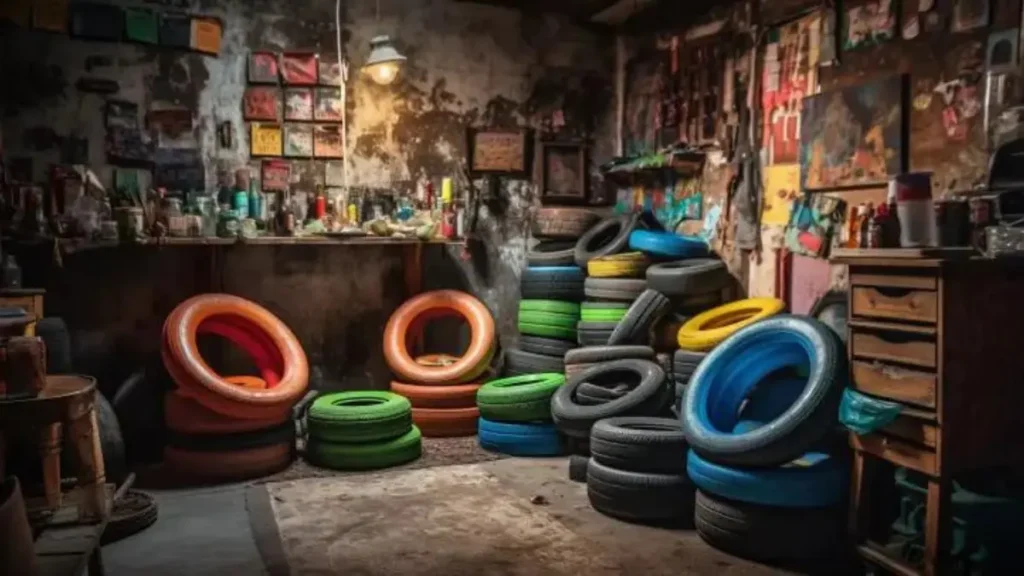 Como fazer cadeiras de pneu
